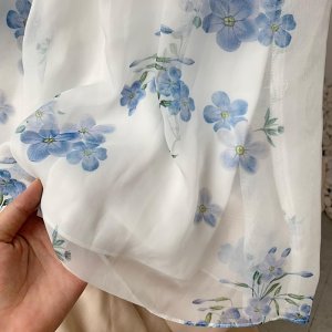 [NEW DRESS]VÁY-ĐẦM HOA XANH TRỄ VAI NÀNG THƠ SIÊU XINH-5