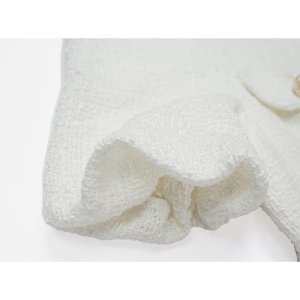 Váy xuông Tweet Liner tay bồng tiểu thư Souris By G-2