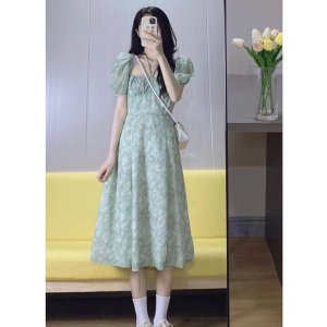 Đầm Midi Trễ Vai In Hoa Thời Trang Mùa Hè Hàng Mới Ngọt Ngào Cho Nữ-8