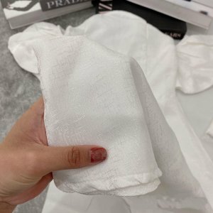 (Ảnh thật) Váy hoa gấm trễ vai cách điệu tay bồng có sẵn đệm mút-2