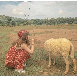 [Mã 44FASHIONSALE404 giảm 10K đơn 50K] Đầm Hoa Nhí 2 Dây Nữ 🦋 Váy Dây Buộc Hoa Nhỏ 3 Màu 🦋-6