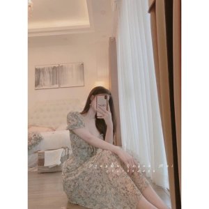 BÁN SỈ VÁY HOA CÚP NGỰC XOÈ-2