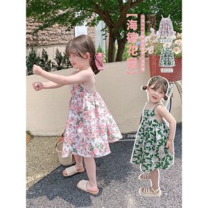 Váy hoa hai dây siêu xinh cho bé-3