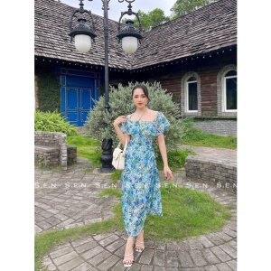 Váy maxi von hoa bèo ngực-5