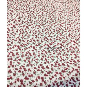 Váy hoa nhí vintage cổ vuông ngắn tay, Đầm vintage dáng dài - Dorita Boutique-8