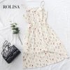 [Mã 55FASHIONSALE giảm 12% đơn 99K] Đầm váy hai dây hoa nhí dễ thương xinh xắn Rolisa RD003-1