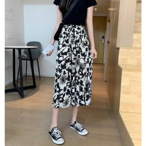 Chân Váy Hoa Dài Chữ A Lưng Cao Thiết Kế Mới Thời Trang Mùa Hè Theo Phong Cách Hàn Quốc Cho Nữ-6