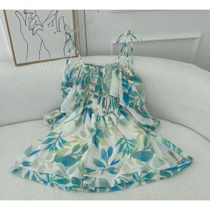 [Mã 55FASHIONSALE giảm 12% đơn 99K] Váy hoa trễ vai viền bèo háck dáng QD_Fastion chất Voon xịn xò cao cấp-8