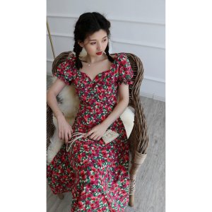 VÁY VOAN HOA NHÍ 3 màu siêu sang,dễ mặc đi chơi đi tiệc( tuyển sỉ, ctv toàn quốc)-9