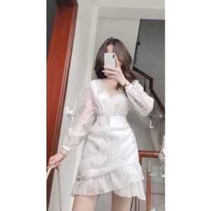 váy hoa đuôi cá-2