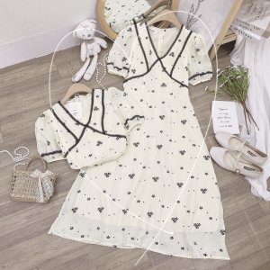 [ HÀNG SHOP]: Váy Hoa Tiểu Thư Quảng Châu Nữ Kèm Ảnh Thật Trải Sàn M0393- Lolla_Fashion-9