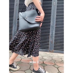 chân váy hoa ulzang, chân váy hoa xoè trẻ trung-7