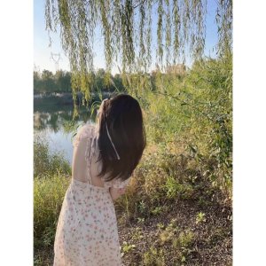 (Ảnh thật)(sẵn L) Váy đầm hoa nhí hở lưng cổ vuông dáng xoè thắt nơ phối ren xinh xắn tiểu thư đi chơi du lịch đi biển-6