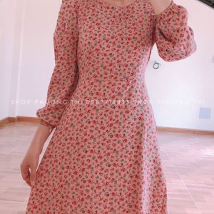 [VIDEO] Váy hoa nhí vintage - đầm hoa cỏ-6