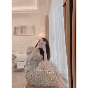 BÁN SỈ VÁY HOA CÚP NGỰC XOÈ-5