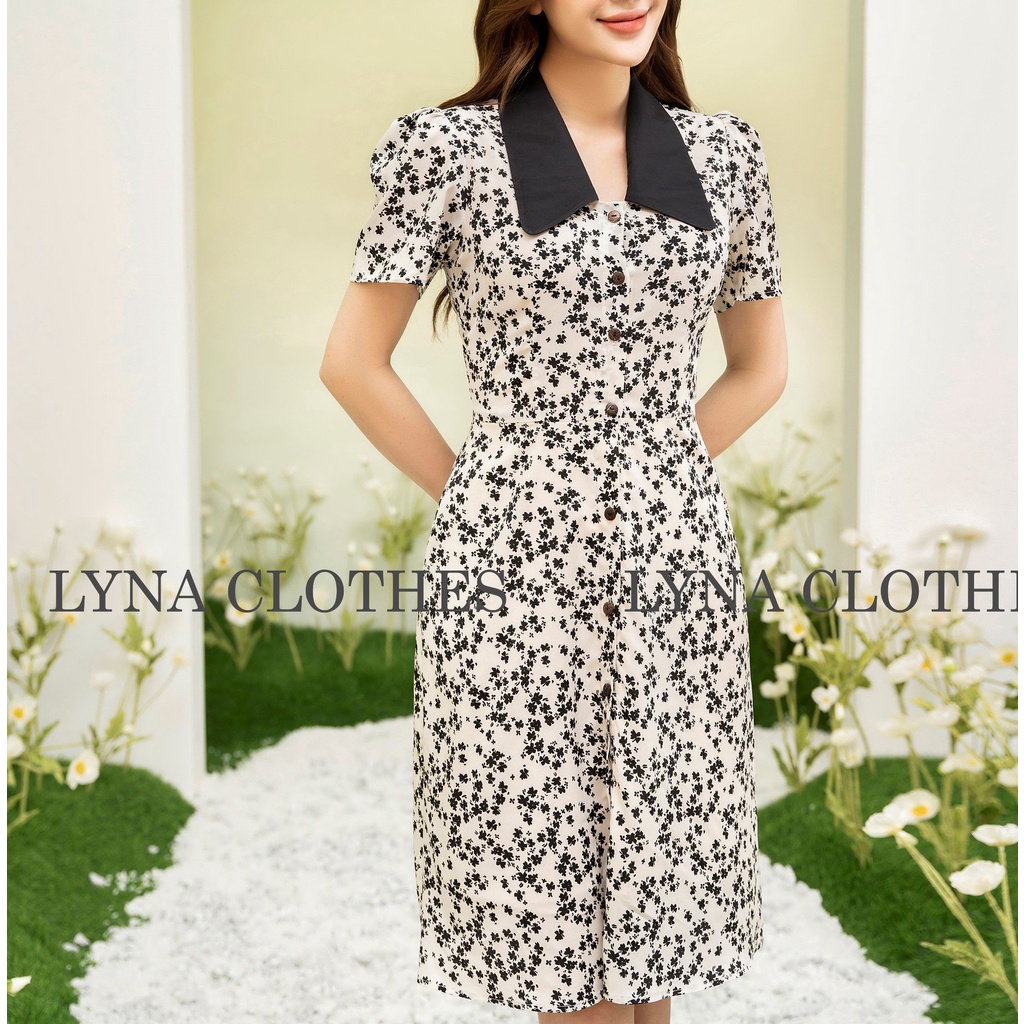 Váy thiết kế họa tiết hoa nhí siêu xinh, tôn dáng, thanh lịch và cuốn hút-5