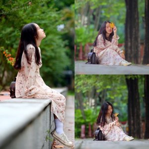 [Ảnh thật/Video] Váy hoa nhí vintage dáng xoè cổ V dáng dài đẹp nhẹ nhàng Đầm ulzzang-6