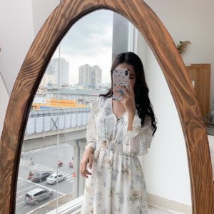 [ SẴN/ CÓ VIDEO] Váy hoa nhí vintage QC tiểu thư-5