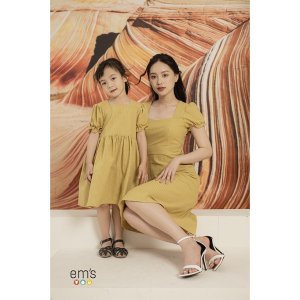 Sét váy đôi mẹ và bé gái đũi kẻ nhỏ em's-5