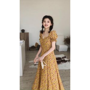 VÁY VOAN HOA NHÍ 3 màu siêu sang,dễ mặc đi chơi đi tiệc( tuyển sỉ, ctv toàn quốc)-6