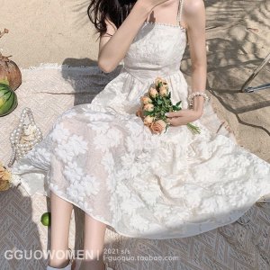 [HÀNG QCCC] - Váy hoa ulzzang tiểu thư bạn thân quai ngọc vintage - M28 - jannahouse-3