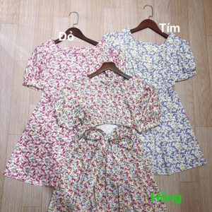 Váy hoa nơ lưng HSU1-7