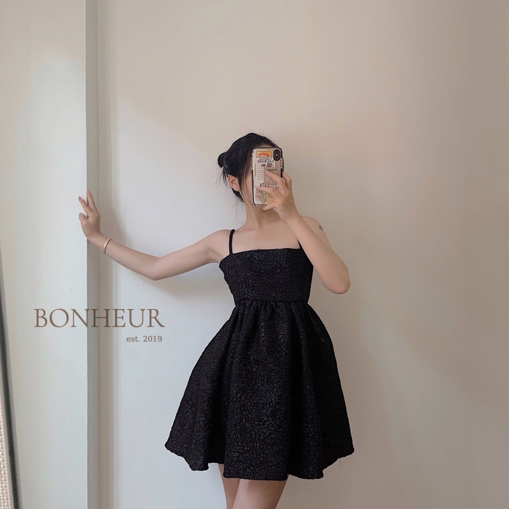 Váy hở lưng buộc dây quyến rũ trendy phong cách tiểu thư TẶNG KÈM DÁN NGỰC Katie Dress-6