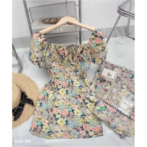 Váy Body Hoa Thô Dáng Ôm Sexy Có Ảnh Thật Kèm Video-9