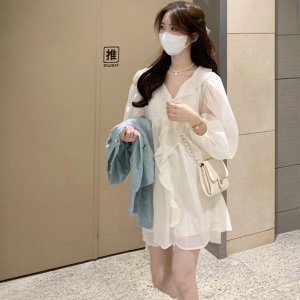 Váy Babydoll Xước Tơ Loại 1 2 Màu Siêu Xinh Có Ảnh Thật Kèm Video-7