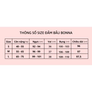Váy bầu mùa hè BONNA dáng xòe bồng bềnh, chất liệu voan lót lụa cao cấp thoáng mát, nhẹ tênh VS028-8