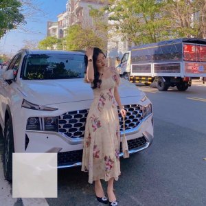 [Sẵn/VIDEO] Váy voan hoa cổ vuông tay bồng xếp li tôn dáng. Đầm maxi bánh bèo-3