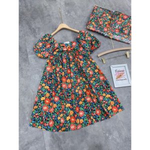 [Siêu Hot] Váy Hoa Babydoll Siêu Xinh, Đầm Hoa Dáng Xoè Có Ảnh Thật Kèm Video-7