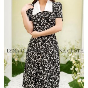 Váy thiết kế họa tiết hoa nhí siêu xinh, tôn dáng, thanh lịch và cuốn hút-4