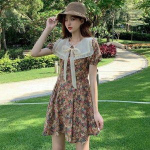 [HCM] VÁy hoa cổ sen baby-8