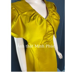 Váy thiết kế dự tiệc dạ hôi,đầm trắng công chúa dáng xòe nơ vai đi biển dạo phố Sang Chảnh Thời Trang [XM Minh Phúc]-9