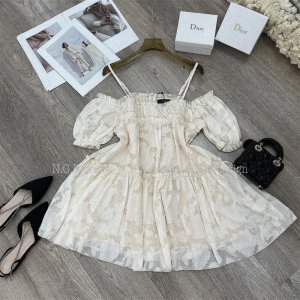 [HÀNG CÓ SẴN]VÁY 2 DÂY REN HOA NỔI BABYDOLL “LISA DRESS” tiểu thư-5