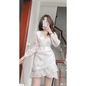 váy hoa đuôi cá-6