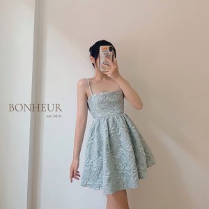 Váy hở lưng buộc dây quyến rũ trendy phong cách tiểu thư TẶNG KÈM DÁN NGỰC Katie Dress-1