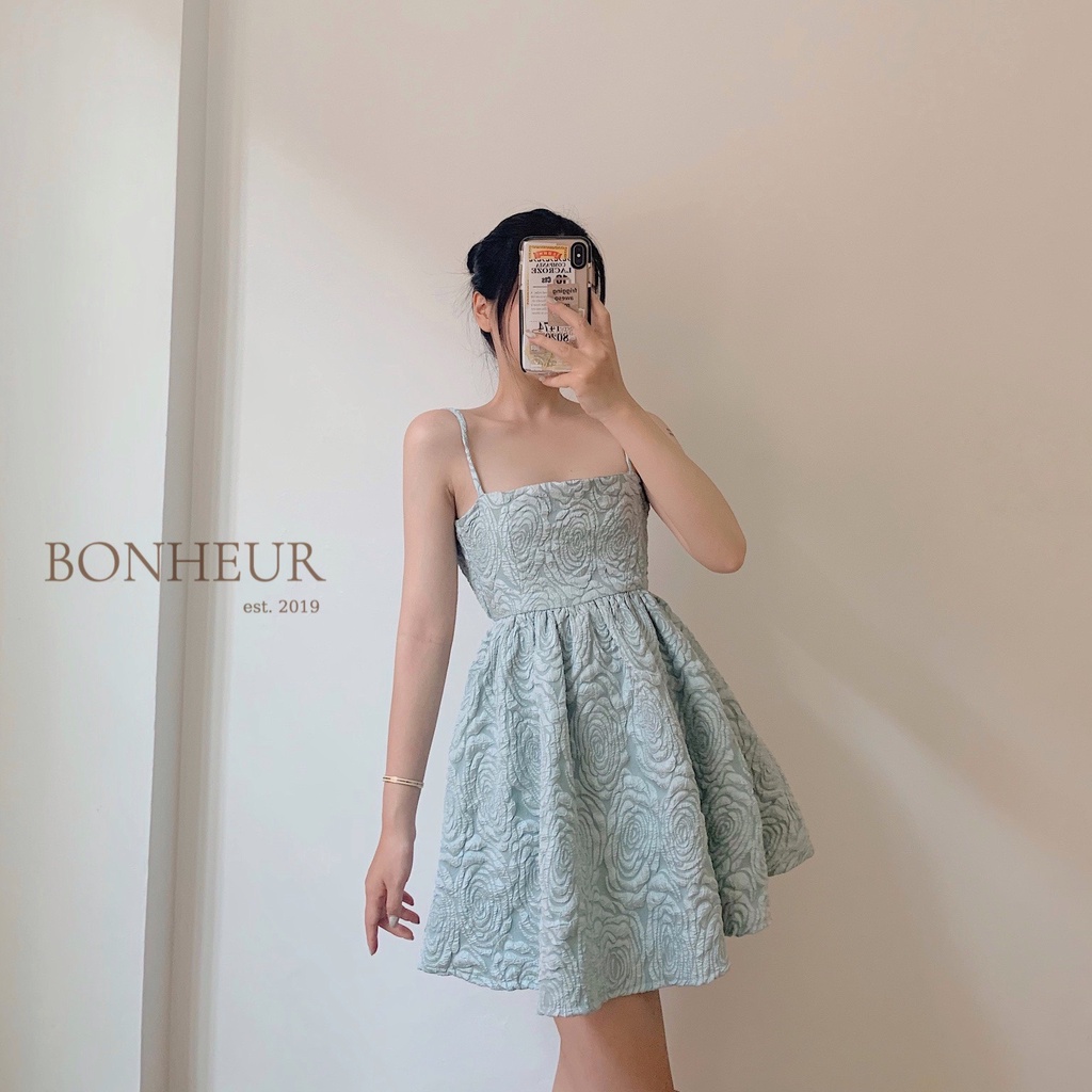 Váy hở lưng buộc dây quyến rũ trendy phong cách tiểu thư TẶNG KÈM DÁN NGỰC Katie Dress-1