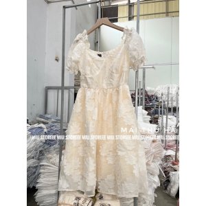 [ẢNH THẬT] VÁY HOA CÚP NGỰC TAY BỒNG DÁNG XOÈ HAI LỚP-7