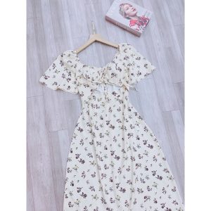 VÁY HOA NHÍ ĐỆM NGỰC ĐAN DÂY SIÊU XINH-4