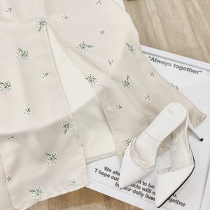 Váy hoa nhí gấm tay bồng cup ngực , đầm thiết kế phối xẻ nơ ngực mặc được 2 kiểu, tiểu thư nhẹ nhàng kèm ảnh thật-6