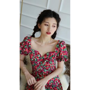 VÁY VOAN HOA NHÍ 3 màu siêu sang,dễ mặc đi chơi đi tiệc( tuyển sỉ, ctv toàn quốc)-7