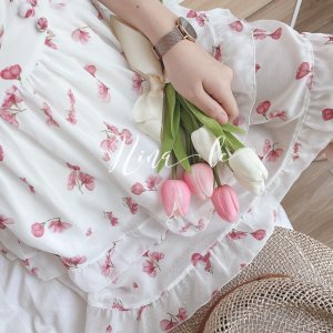 Váy Hoa Cup Ngực, Form xòe Lên Dáng Siêu Xinh-6