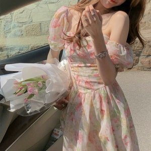 🦋Đầm Hoa Nhí Cổ U🦋-4