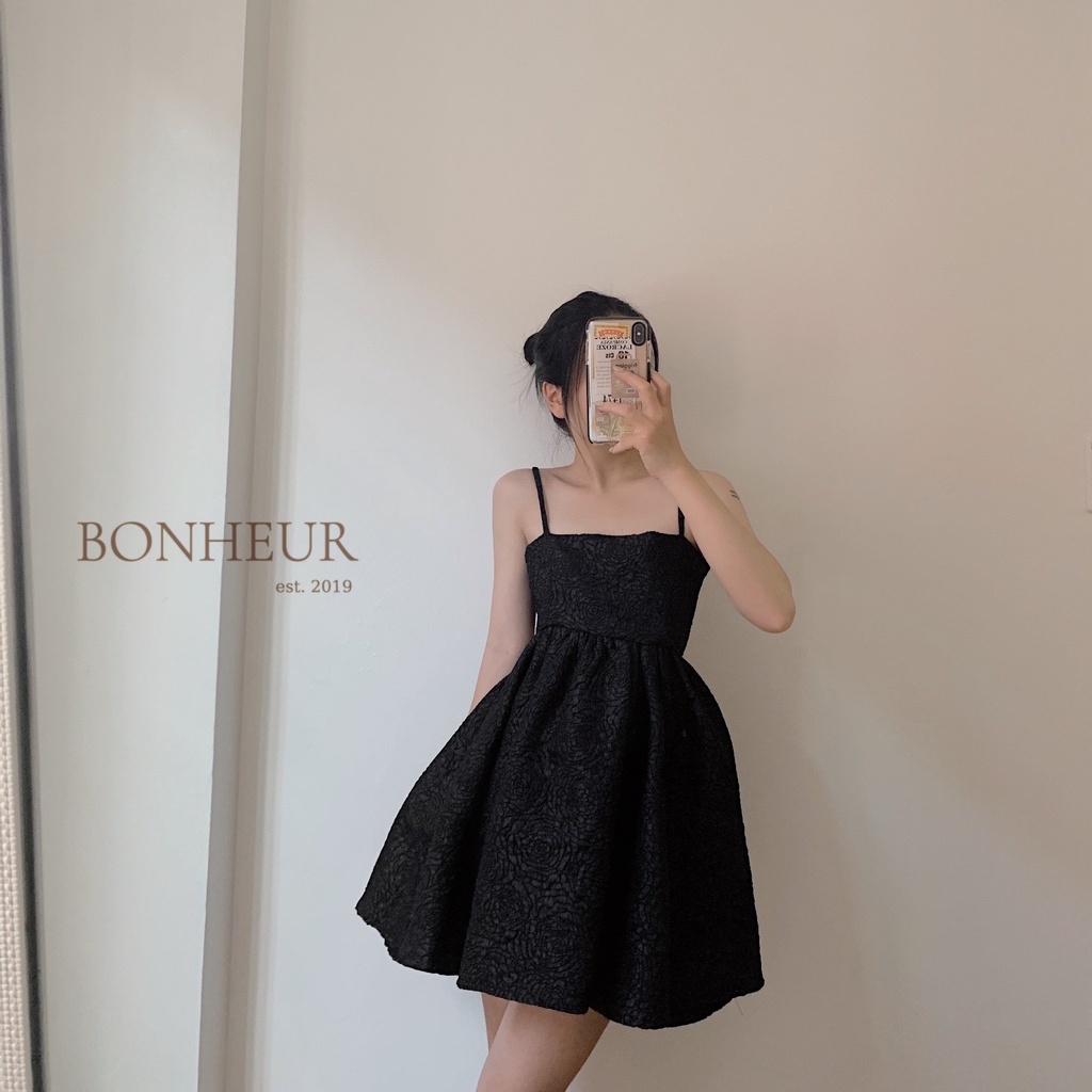 Váy hở lưng buộc dây quyến rũ trendy phong cách tiểu thư TẶNG KÈM DÁN NGỰC Katie Dress-5