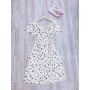 VÁY HOA NHÍ ĐỆM NGỰC ĐAN DÂY SIÊU XINH-7