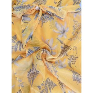 VÁY HOA VOAN TƠ BÈO VẠT CHÉO 2M CHO NỮ-8