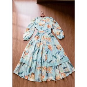 Váy hoa tay dài V2091 - DOLCE VIVA COLLECTION-5