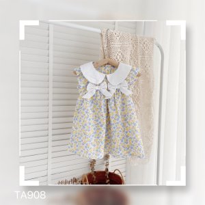 Váy hoa nơ ngực cho bé gái BG04-7